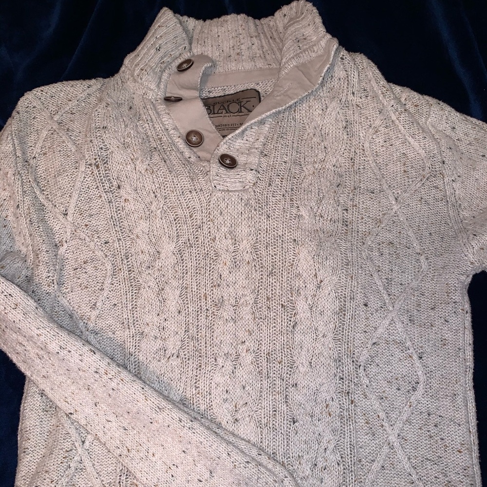 Men’s Buckle Black Sweater